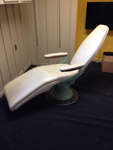 Vintage SS White Diamond 2 Dental Chair Ex Ray Chair Tattoo Chair W@W L@@K