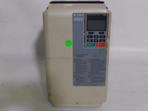 YASKAWA A1000 CIMR-AU5A0017UAA 15HP AC Drive 3PH, 500-600V,  Excellent Working