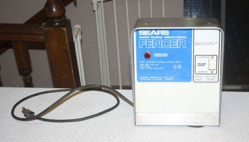 Sears Solid State Electric Fencer Charger