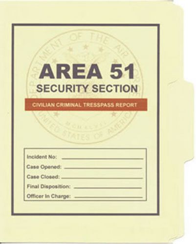 Area 51 Security File Folder 5-Pack