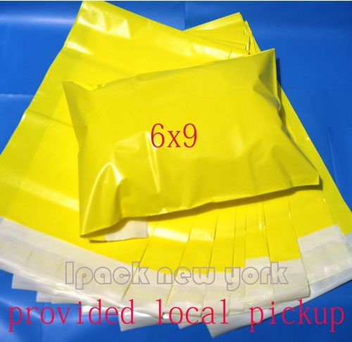 1000 PCS 6x9&#039;&#039; Yellow Poly Mailers Envelope Shipping Supply Bags 2.0 Mil