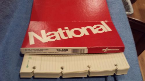 National Avery Dennison # 18-408 Columnar Ledger Book Filler Paper Pages