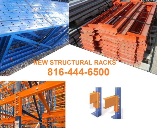 Structural pallet rack racking industrial shelving warehouse heavy duty new for sale