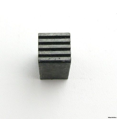 Vintage Five Bar Printers Block Stamp 20.7g - 5 Ribbon Decorative Border Design
