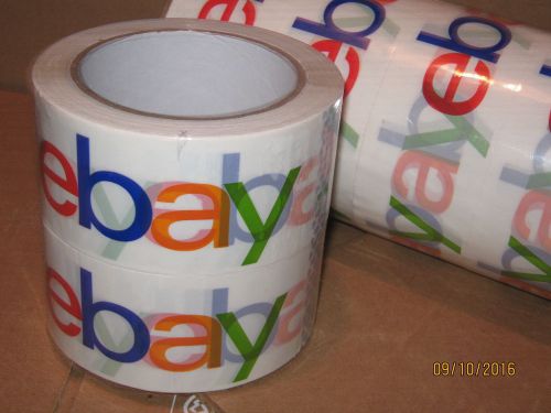 eBay Shipping / Sealing Tape (2 Rolls) EBay Packaging Logo 75ft Per Roll