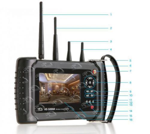 Hawksweep pro spy bug video camera detector 900mhz-6ghz up to 150 metre distance for sale