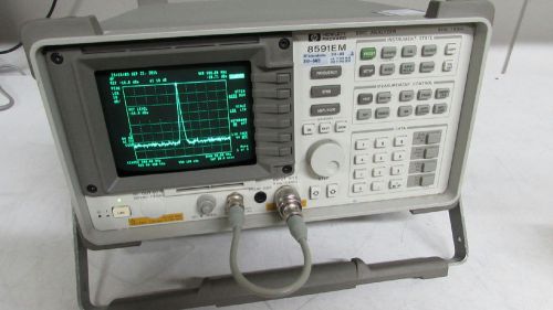 Agilent 8591EM EMC Spectrum Analyzer Analyzer, 9 kHz to 1.8 GHz, opt 004, 041