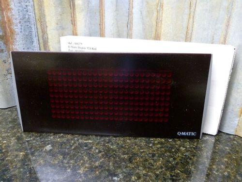 Q-Matic Model 924 Red LED Number Display Brand New Fast Free Shipping Included