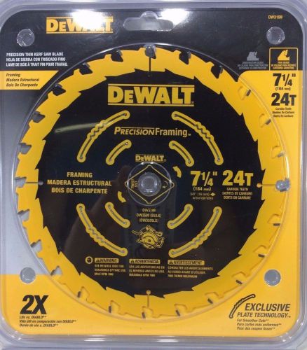 DeWalt DW3199 7.25&#034; 24 Tooth Saw Blade