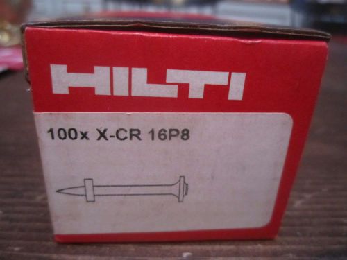 HILTI Stainless Fastener Nails X-CR 16P8 DX36,DX460,DXE72,DX351  NIB 100 Count