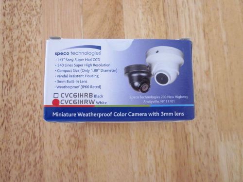 Speco Technologies CVC61HRW Miniature Weatherproof Color Camera with 3mm lens