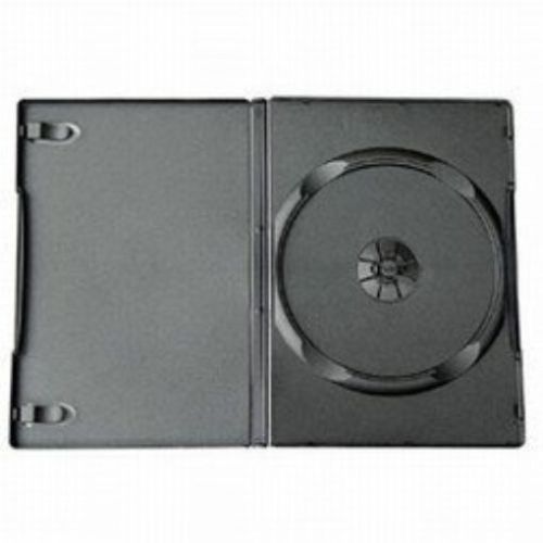 14mm Standard Single DVD Cases, Black, Pack of 100