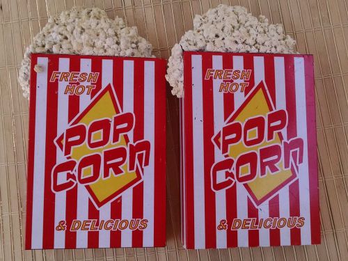 Lot of 2-- Home Movie Theater Popcorn Signs--Quality Metal!