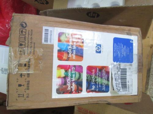 Hp indigo electroink indichrome q4028a q5391-00270 reflex blue 013 4 cans for sale