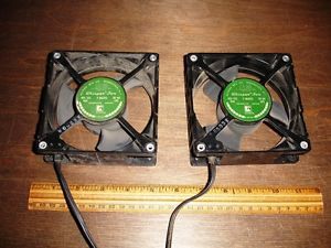 2 vintage rotron inc. whisper fans  -  used  re-148 woodstock for sale
