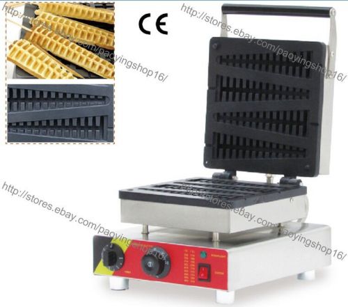 Commercial Nonstick Electric 4pcs Lolly Waffle Stick Maker Baker Iron Machine