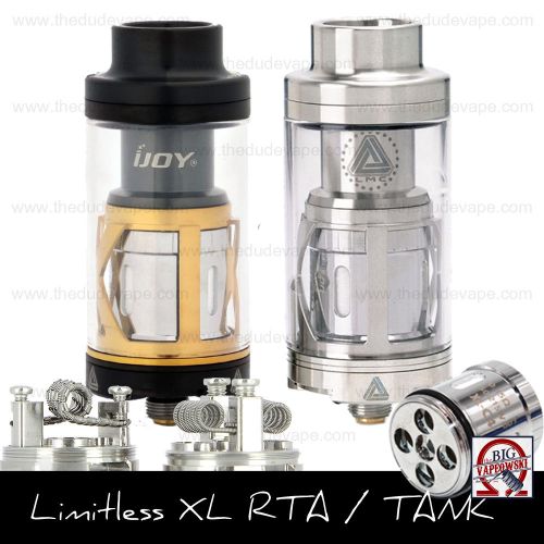 Limitless RTA plus Subohm Tank | Authentic | LMC &amp;  iJoy | RDTA