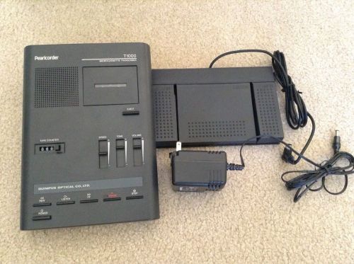 OLYMPUS Pearlcorder T 1000 Microcassette Dictation Transcriber System