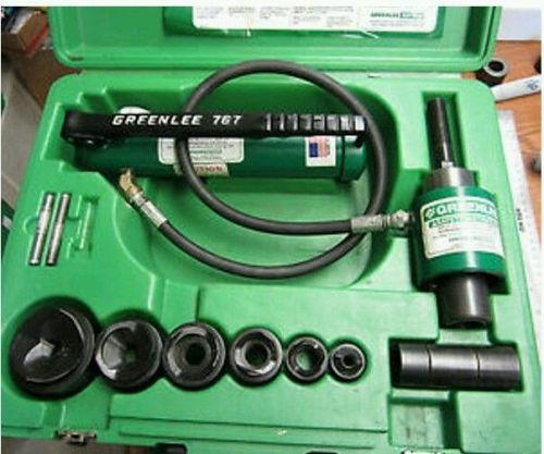 GREENLEE 7310 HYDRAULIC KNOCKOUT PUNCH AND DIE SET 1/2 to 4&#034;      10/31