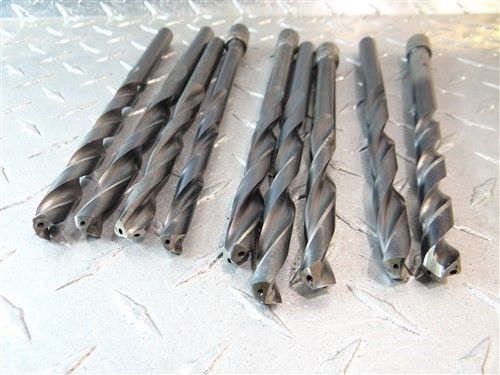 Lot of 9 hss coolant fed drills 7/16&#034; morse ptd for sale