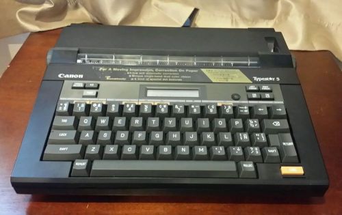 Vintage Canon Typestar 5 Typewriter Working