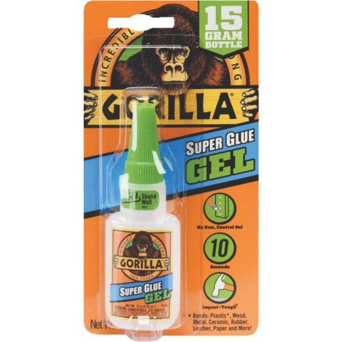 Gorilla super glue gel 15g for sale