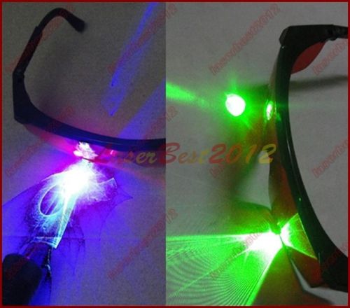 4 pcs red safe glasses goggle for 190nm-532nm blue violet green laser pointer for sale