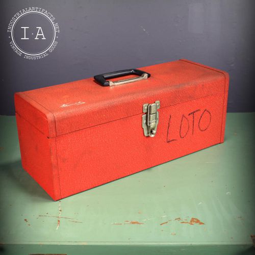 Vintage Kennedy Red Tool Box