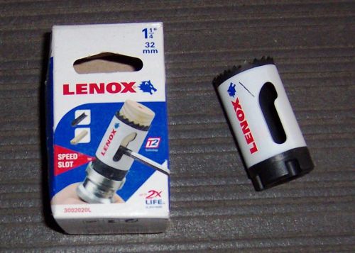Lenox tools 3002020l 1-1/4&#034; bi-metal speed slot hole saw for sale
