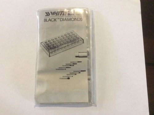 SS WHITE BLACK DIAMOND WALLET.  SAMPLE WALLET