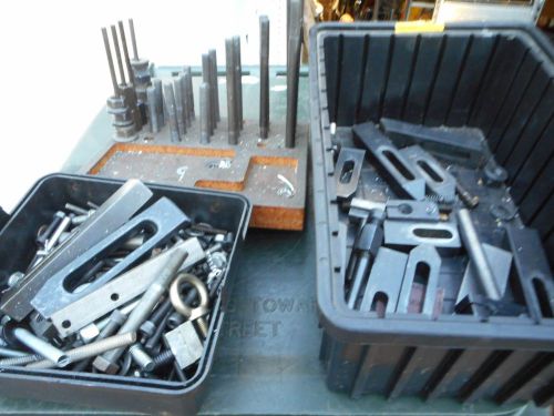 Machinist Tie Down, nuts, bolts etc big box lot various sizes