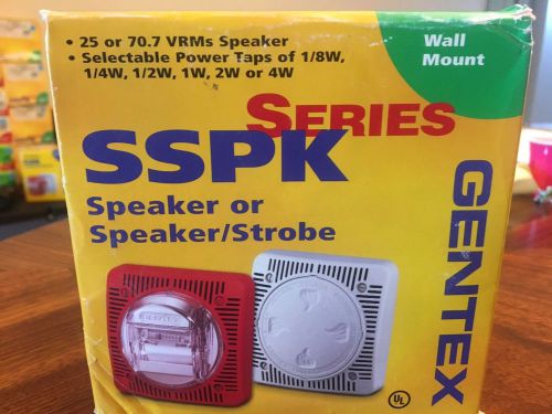 Gentex SSPK Series Speaker or Speaker/Strobe
