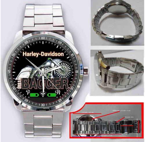 HARLEY DAVIDSON EAGLE BAGGER SPORT METAL WATCH MEN&#039;S CHRISTMAS GIFT