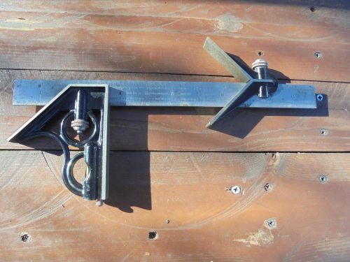 Union Tool Co. 12&#034; Combination Square, No. 4 Hardened, Machinist Tool