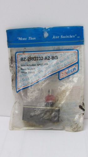 SELECTA BZ-2RQ232-A2-BG WIRE ACTUATOR SPDT 15A BASIC SWITCH