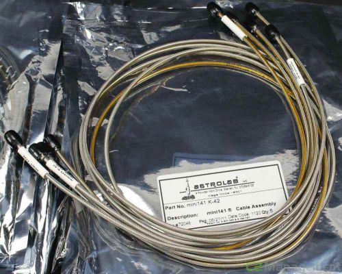 New Lot of 5 Astrolab mini141 K-42 Microwave Cable Assembly