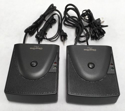 LOT OF 2 ClearOne 910-158-040 MAX Wireless Conference Phone Expansion Units