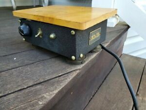 Vintage Syntron PJ4 Compact Flat Table Paper Jogger Adjustable Speed Works Great