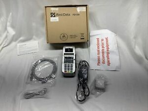 First Data FD130 Credit Card Terminal - Safety Instruction Included - New in Box