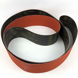 3M Cloth Belt 977F 80 YF-Weight 4&#034;x156&#034; Sine-lok Single-Flex Cubitron 48743(1pk)