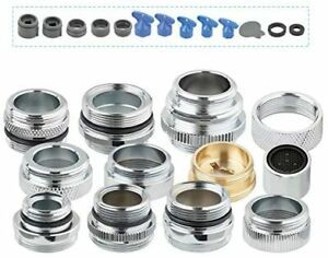 iFealClear Faucet Adapter Kit Kitchen Brass Aerator Adapter Set to Connect Garde