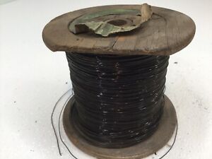 Vintage REA Magnet Wire Black Spool #23