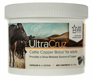 UltraCruz - sc-363566 Cattle Copper Bolus for Adults 25 Count x 25 Grams