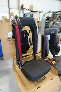 911 SCBA Seat Secure-ALL Bracket, Air-Ride, Grey, Fire Truck