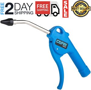 Capri Tools 21072 Pistola de aire de 5 pulgadas con punta de goma, azul