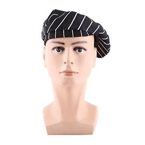 Chef Hat Stylish Mens Womens Beret Hat Cotton Chef Hat Catering Baker Kitchen