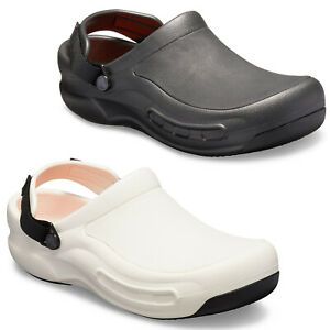 Crocs Bistro Pro LiteRide Unisex Work Clogs Lightweight Catering Nurse Shoes