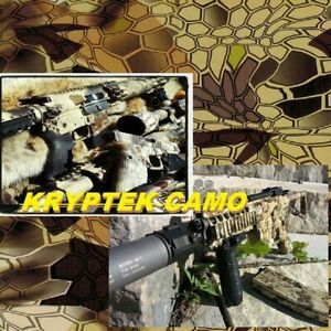 Hydrographic Water Transfer Hydro Dip Print Film 19x79&#034; kryptek nomad camo wild