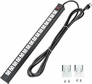 BTU Rack Mount Power Outlet 16 Outlet Heavy Duty Aluminum Socket Anti-Thunder...
