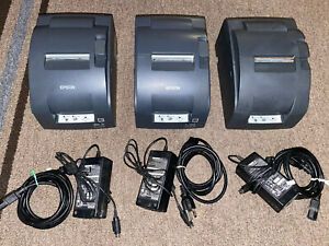 Epson TM-U220 Impact Receipt/Kitchen Printers (3)